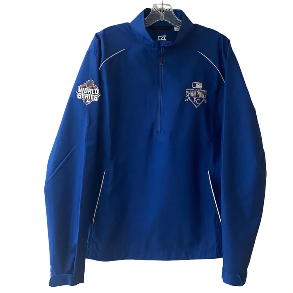 Vintage MLB Championship Jacket Kansas City 2015 Sports Memorabilia Collectible